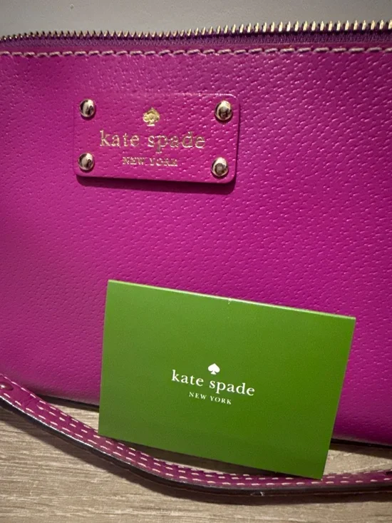 Kate Spade Byrd Wellesley Pink Leather Shoulder Bag - Picture 4 of 5